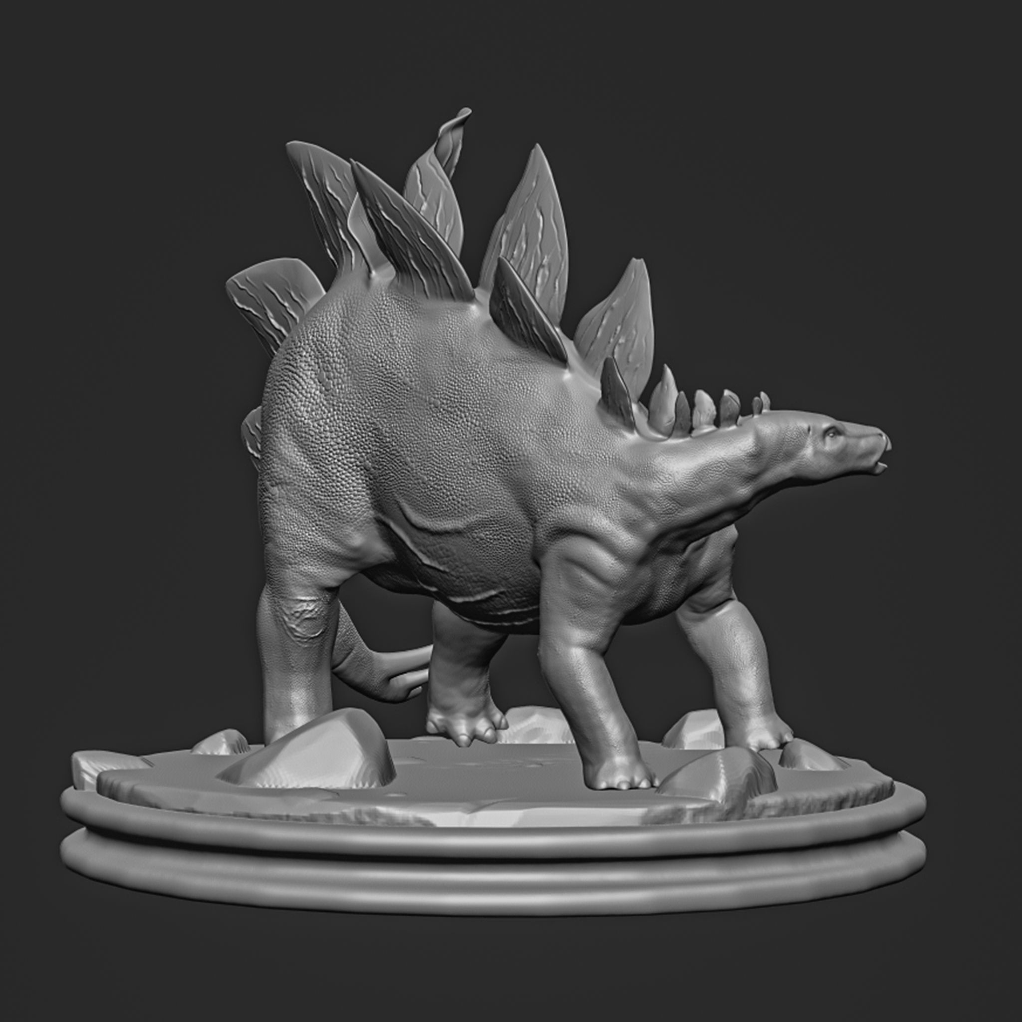 Stegosaurus-armatus-Dinosaur 3D print model_9
