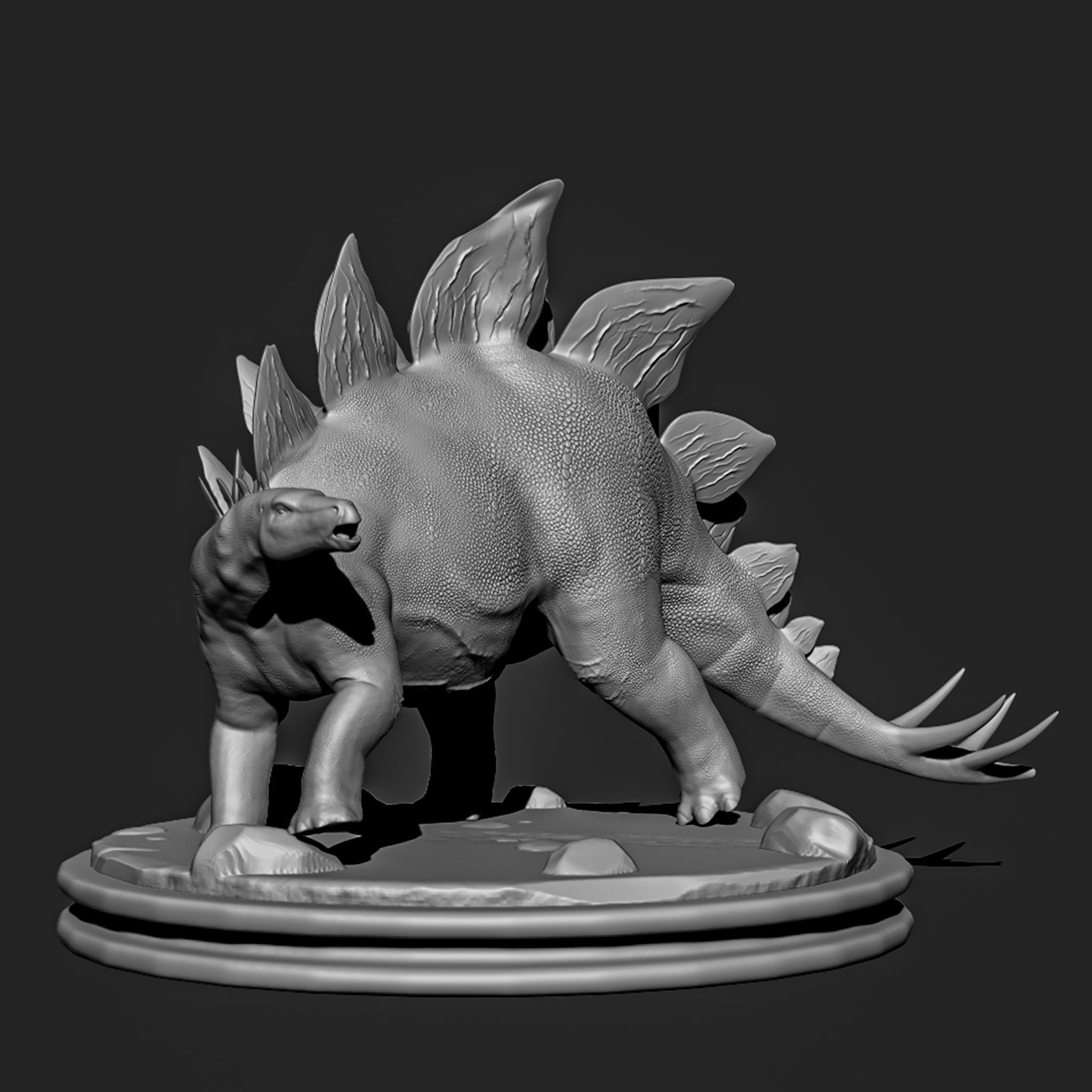 Stegosaurus-armatus-Dinosaur 3D print model_5