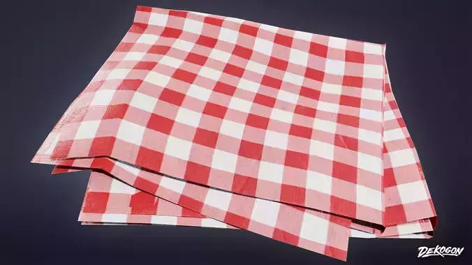 CAMPING - Tablecloth 01 - LOW POLY