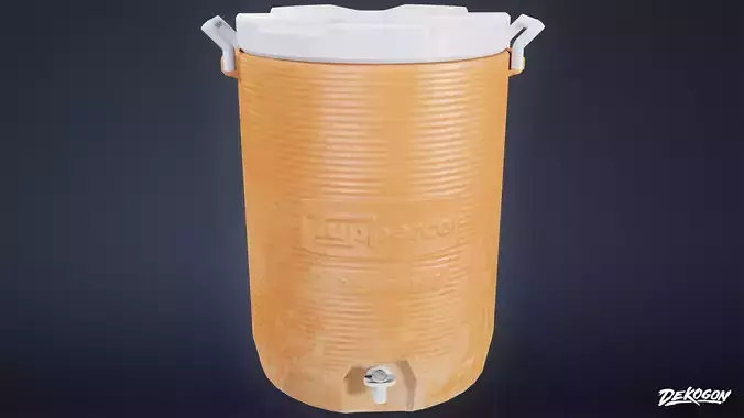 CAMPING - Water Cooler 01 - LOW POLY