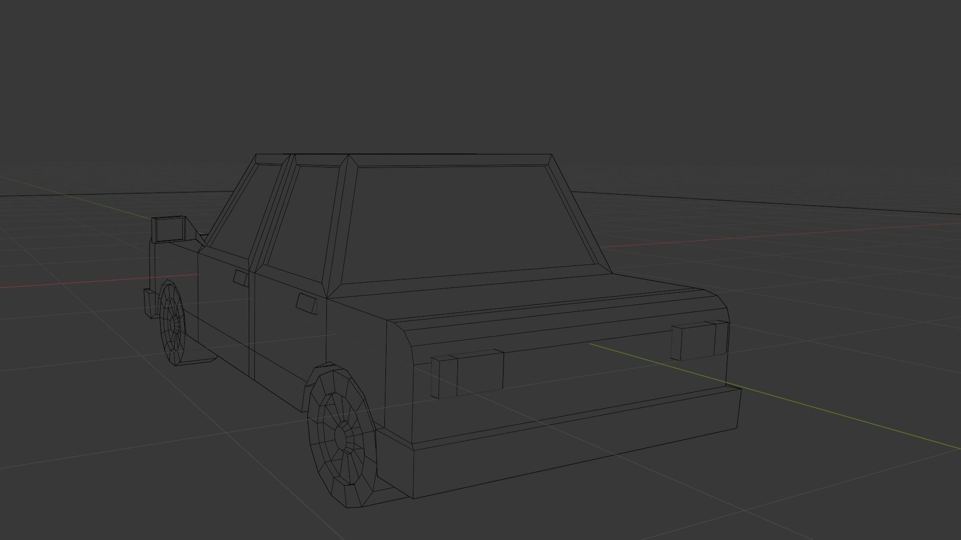 low poly car Low-poly 3D model_18
