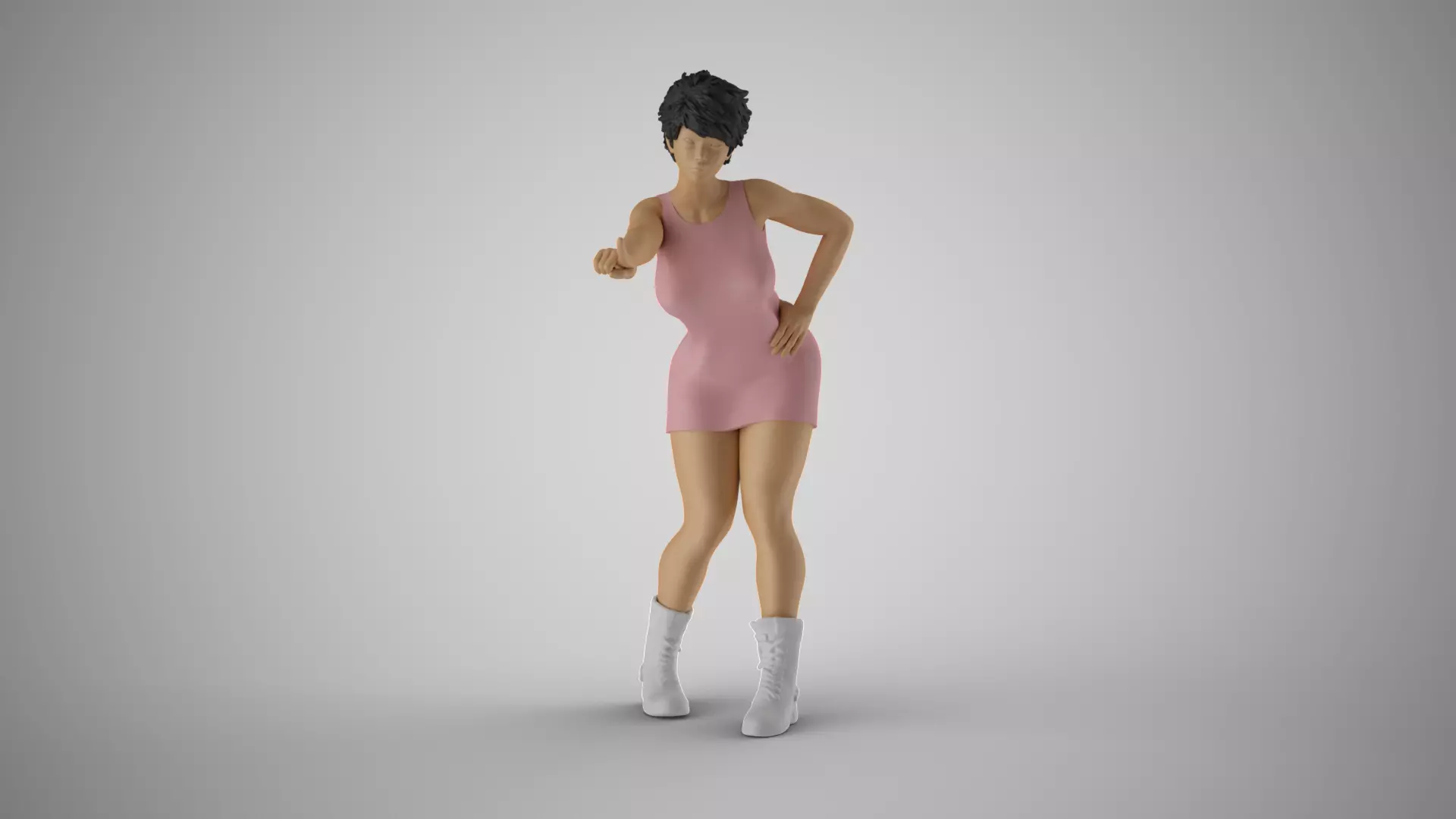 Frightening Stance 3D print model_0