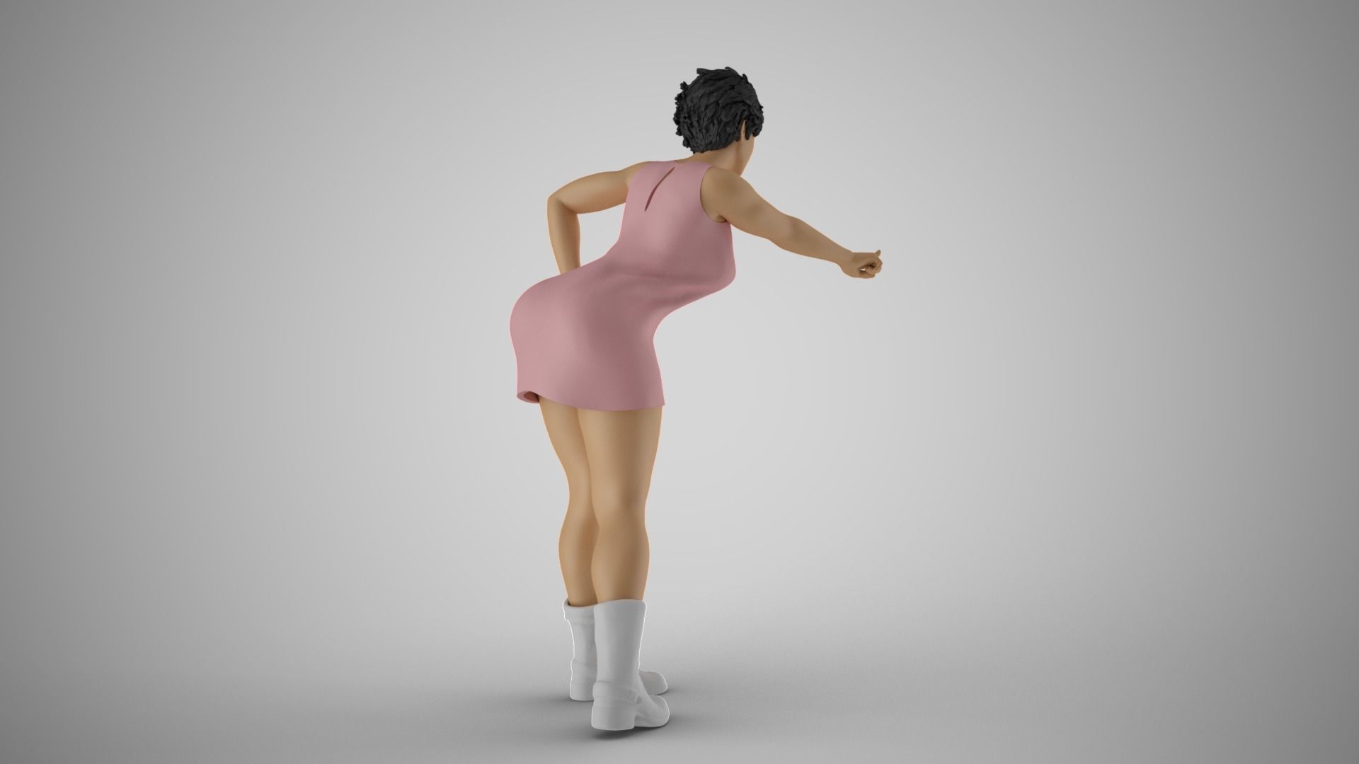 Frightening Stance 3D print model_6