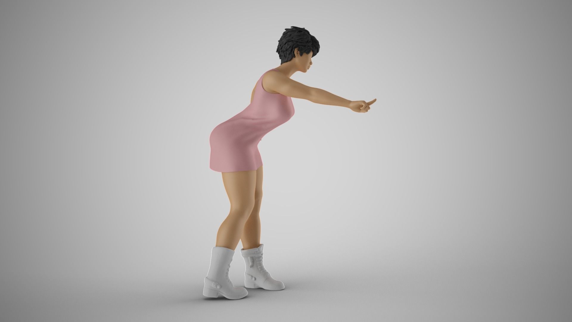 Frightening Stance 3D print model_5