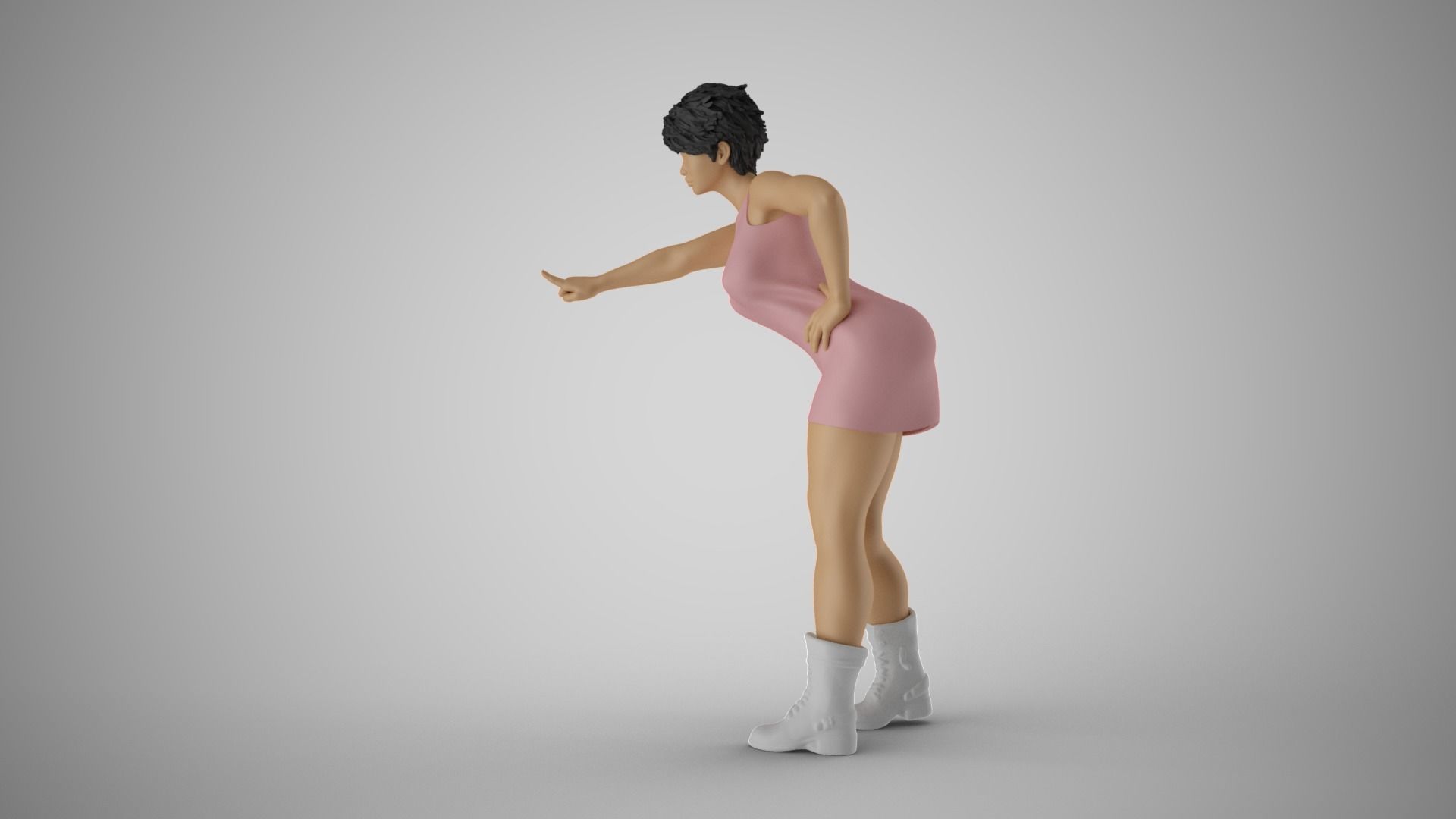Frightening Stance 3D print model_9
