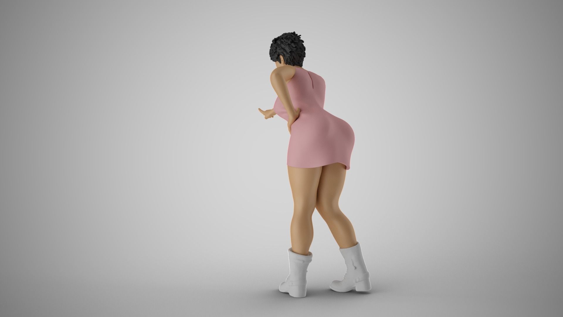 Frightening Stance 3D print model_8
