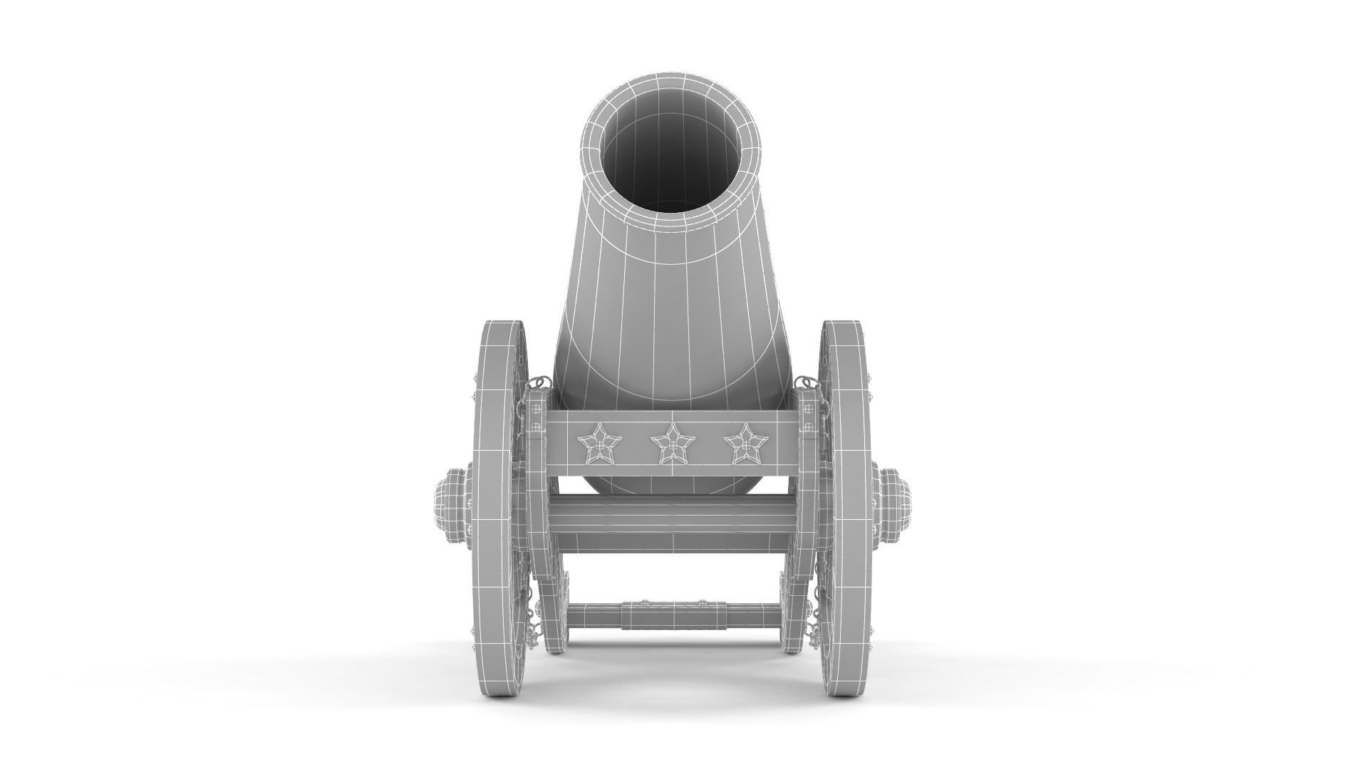 Circus Cannon 3D model_10