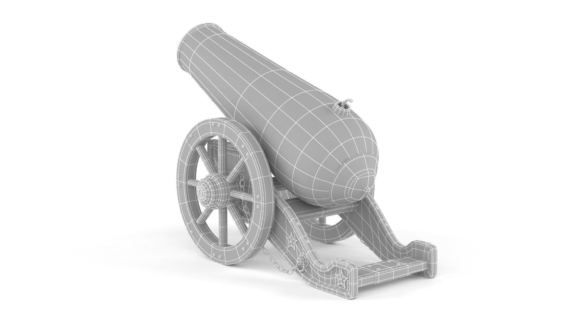 Circus Cannon 3D model_11