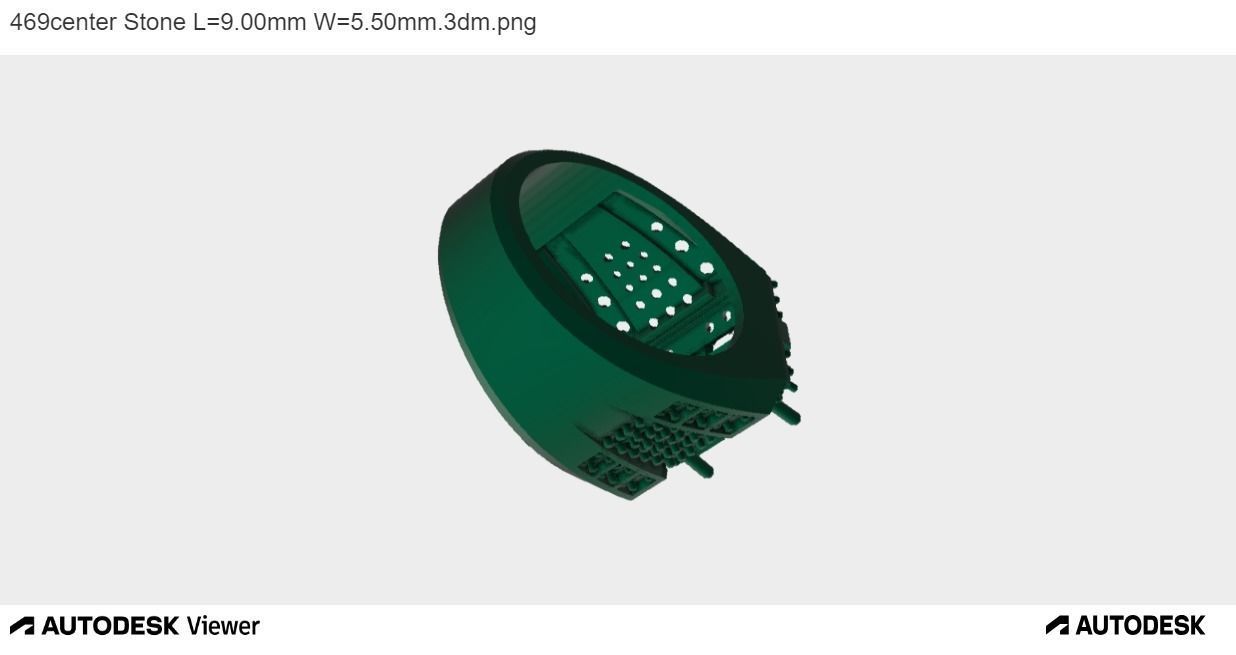 Men Ring with an Emerald Cut Center Stone 3D print model_4