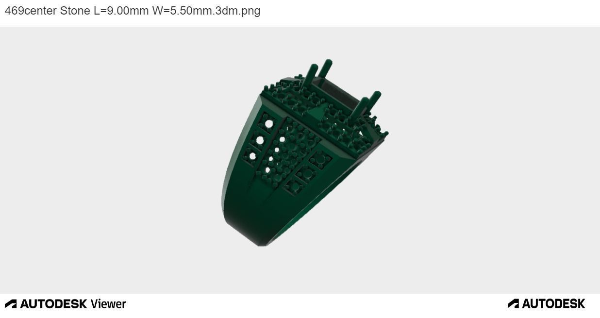 Men Ring with an Emerald Cut Center Stone 3D print model_9
