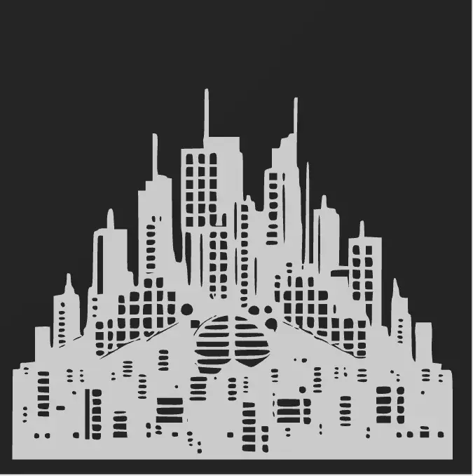 Modern 2D Wall Art Exclusive 2D Decor Collection 3D print model