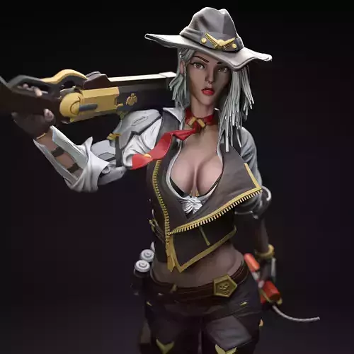 Ashe - 3D printable fan art figure 3D print model