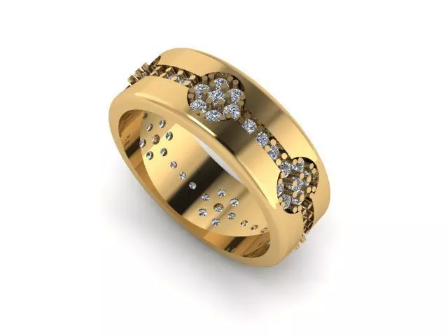 band ring  3D print model_0