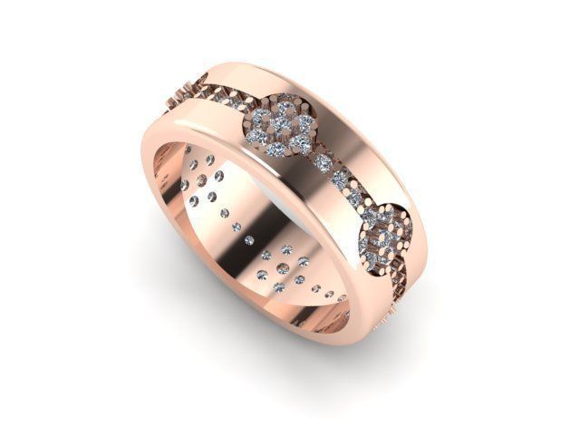 band ring  3D print model_2