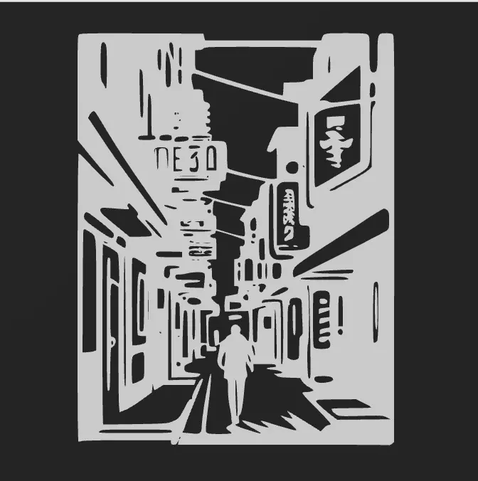 Modern 2D Wall Art Exclusive 2D Decor Collection 3D print model