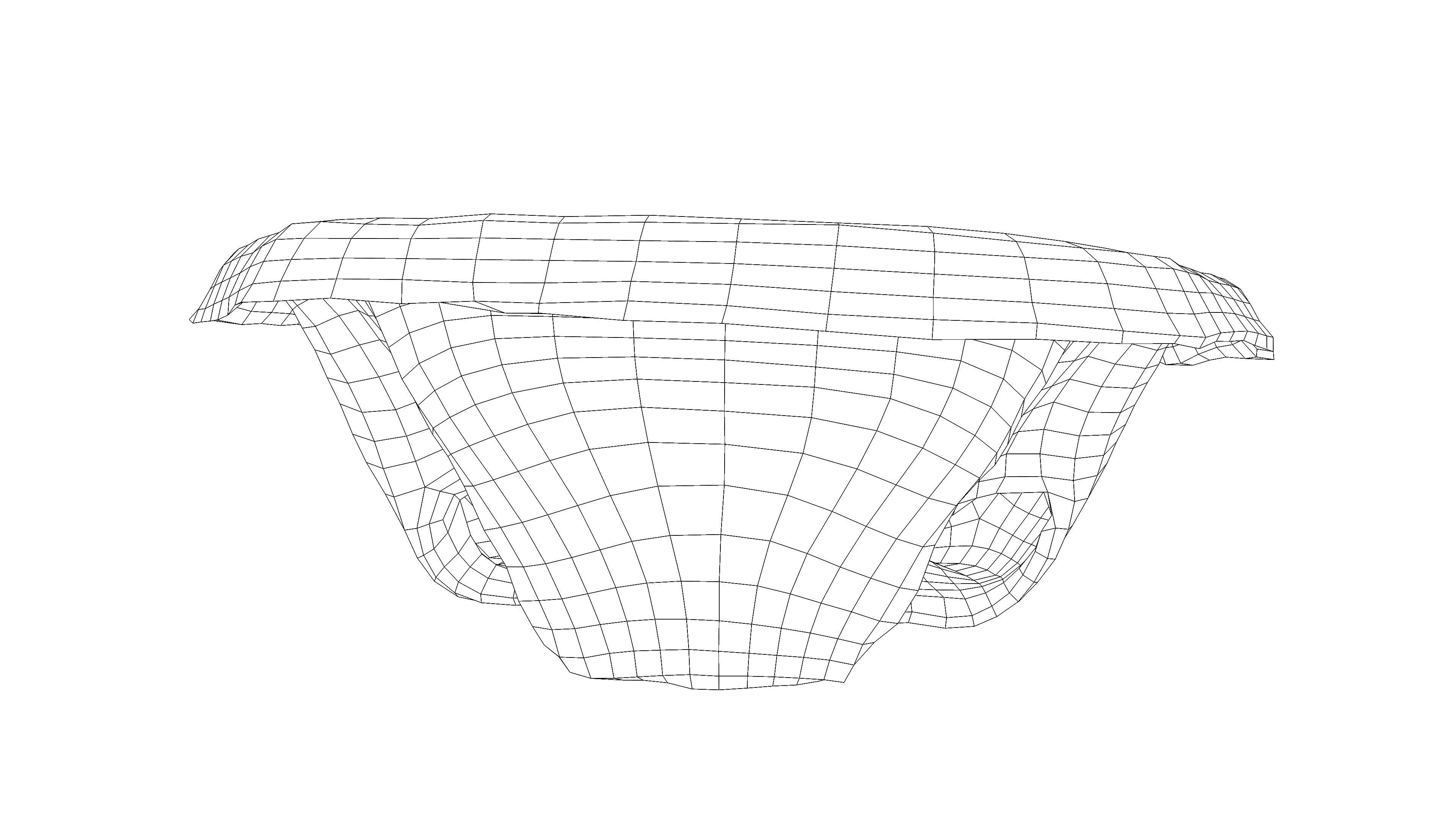 Paper Pulp Cup Carrier Low-poly 3D model_17