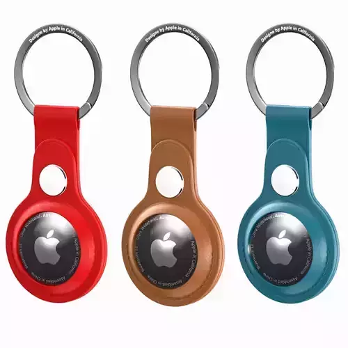 Apple AirTag Leather Key Ring Collection 