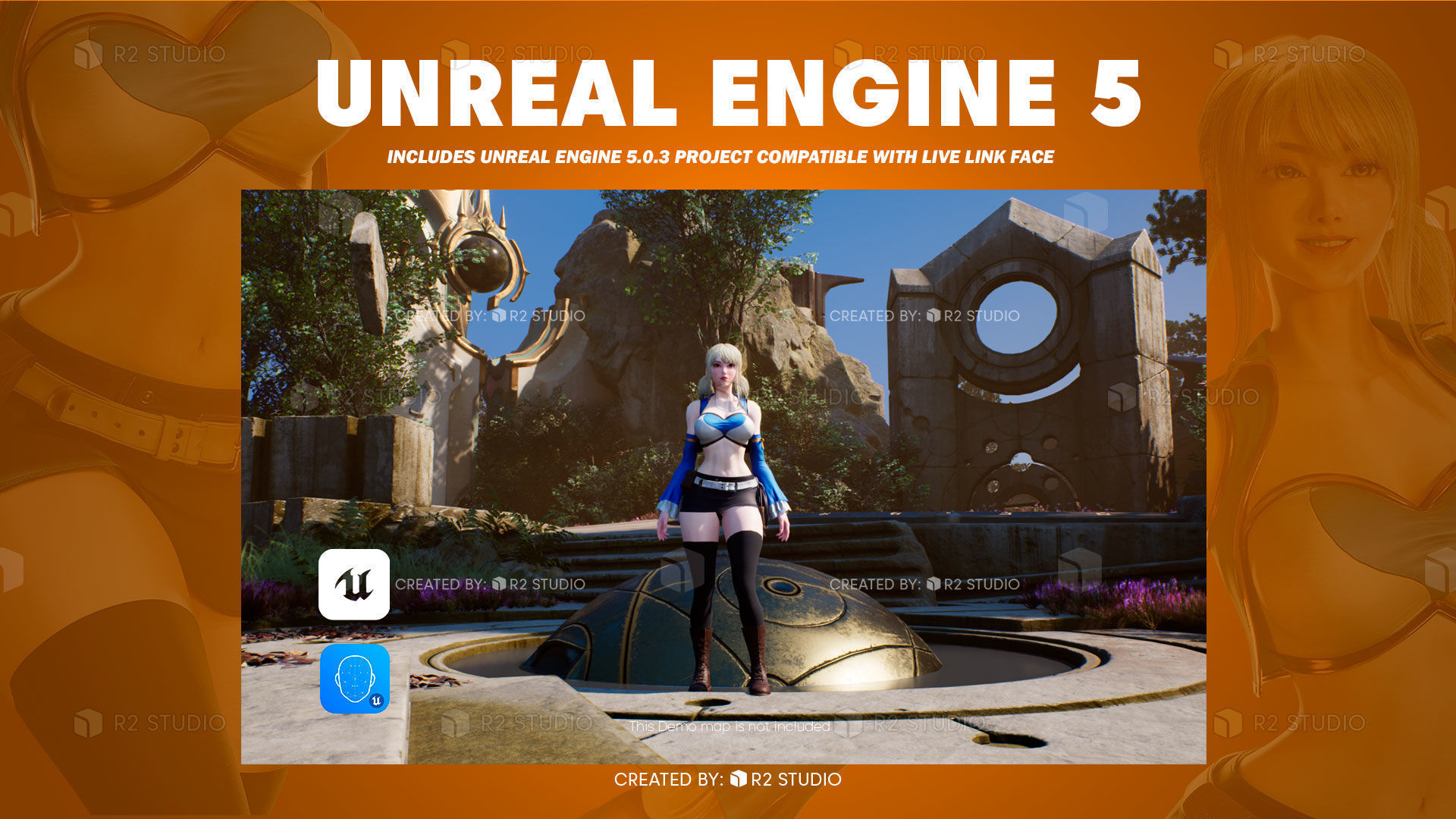 Lucy Heartfilia - FairyTale - Blender 3D Low-poly 3D model_23