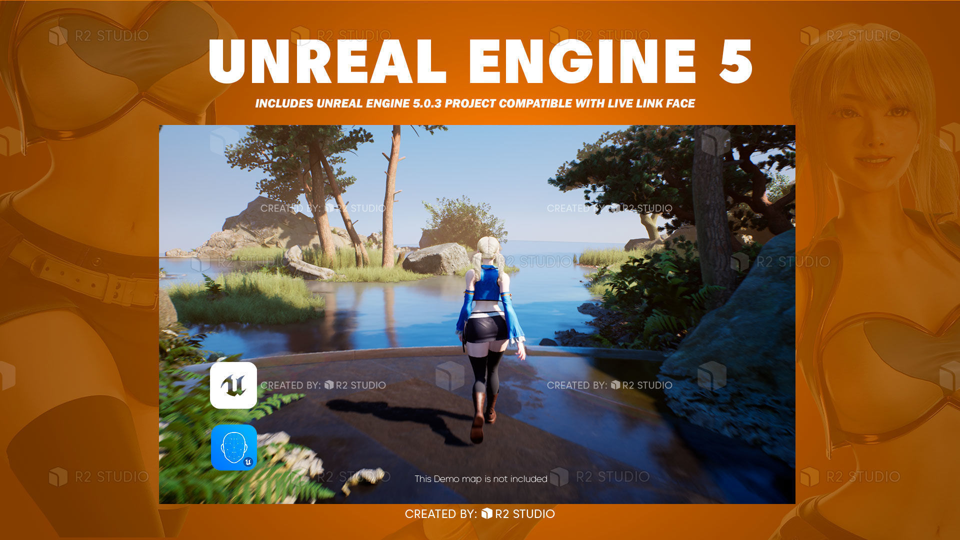 Lucy Heartfilia - FairyTale - Blender 3D Low-poly 3D model_21