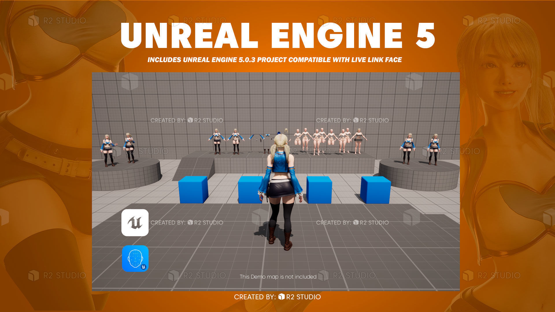 Lucy Heartfilia - FairyTale - Blender 3D Low-poly 3D model_12