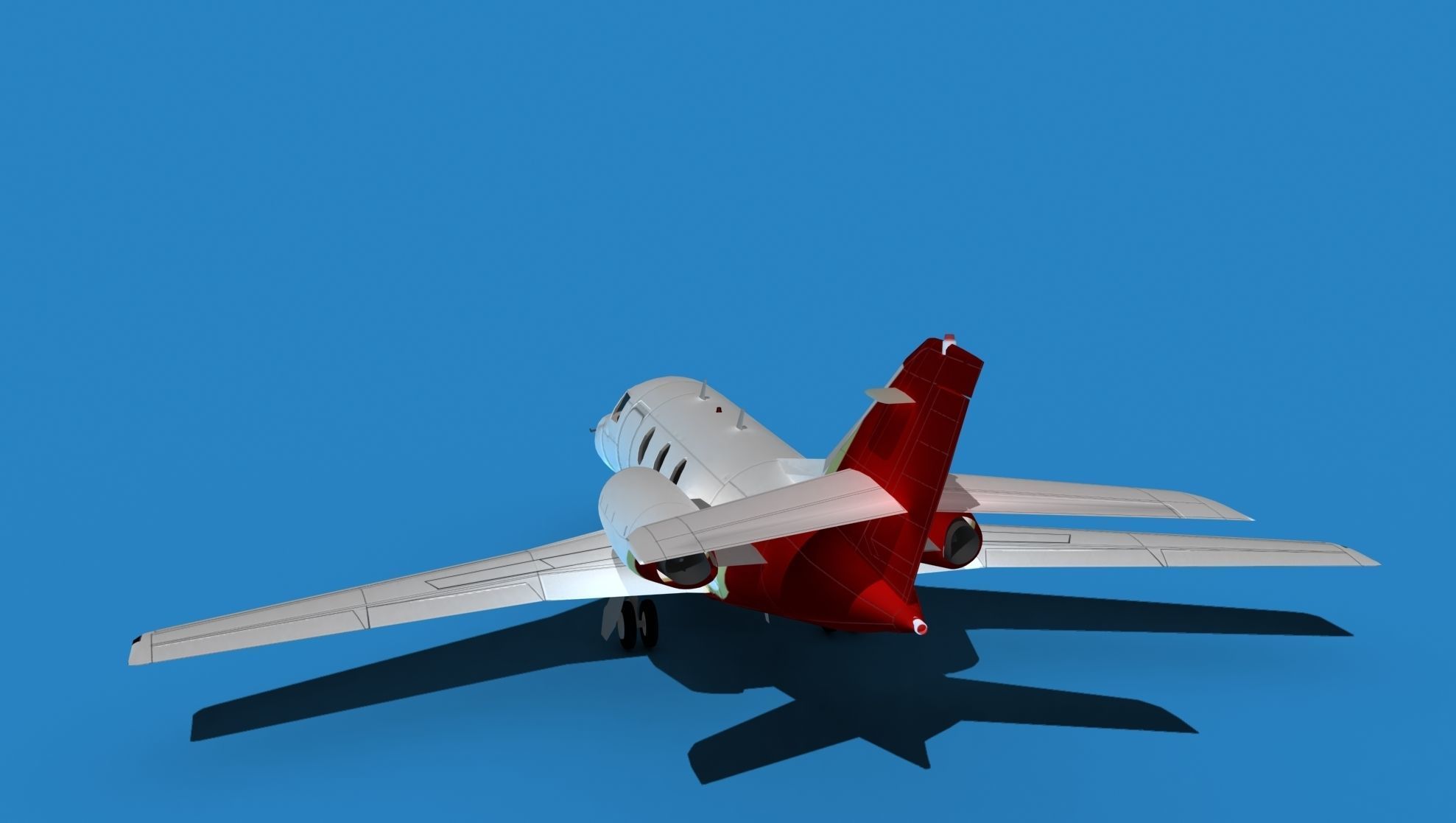 Dassault Falcon 10 V06 3D model_7