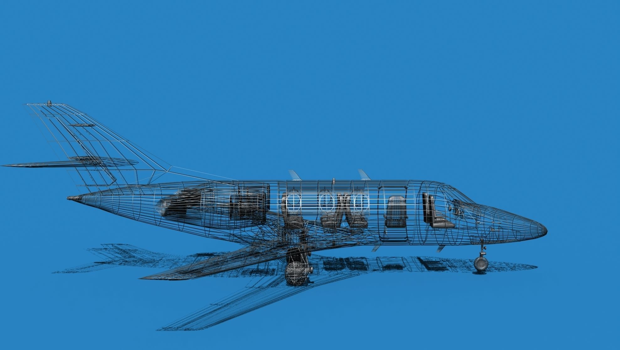 Dassault Falcon 10 V06 3D model_13