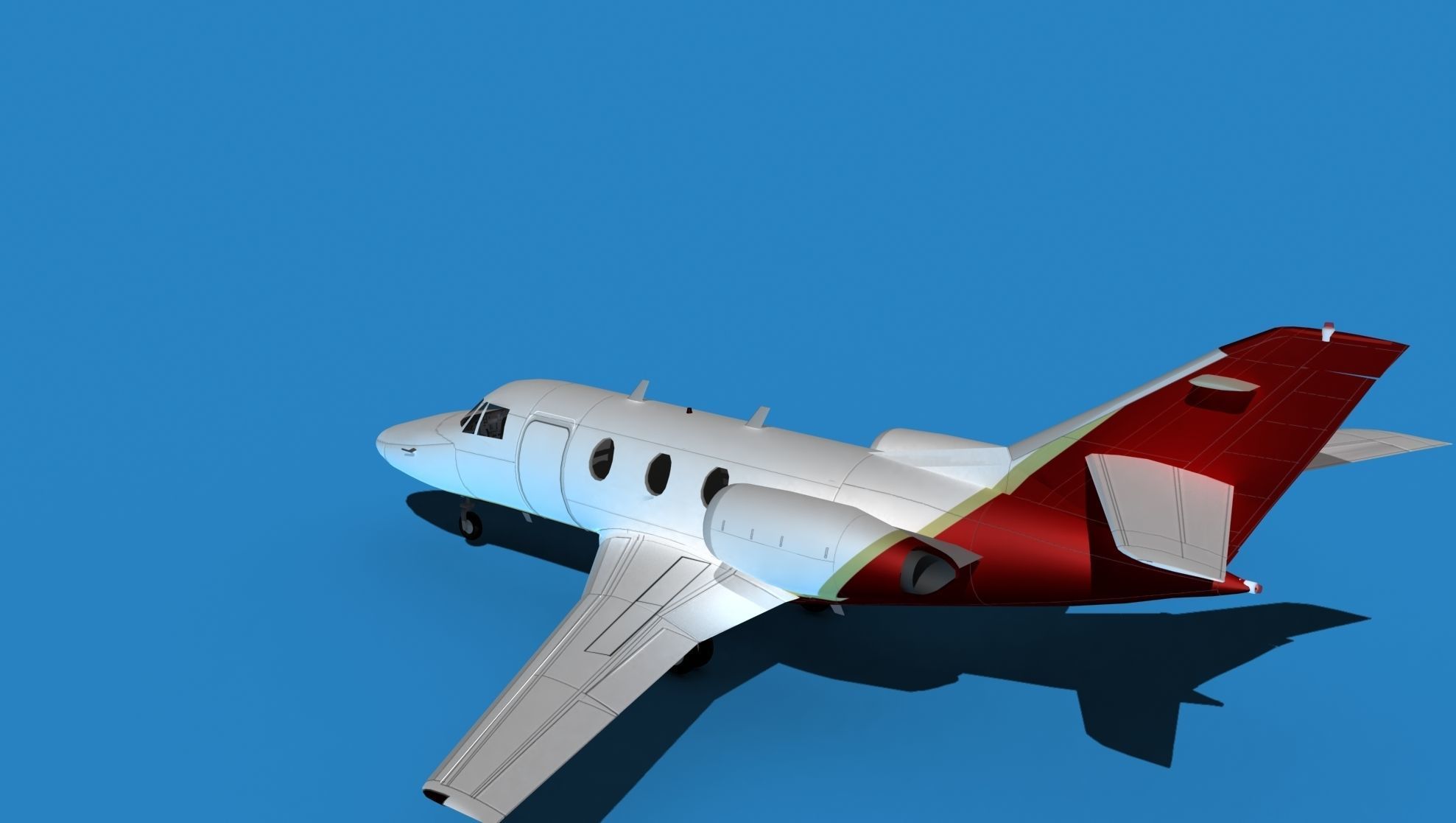 Dassault Falcon 10 V06 3D model_8