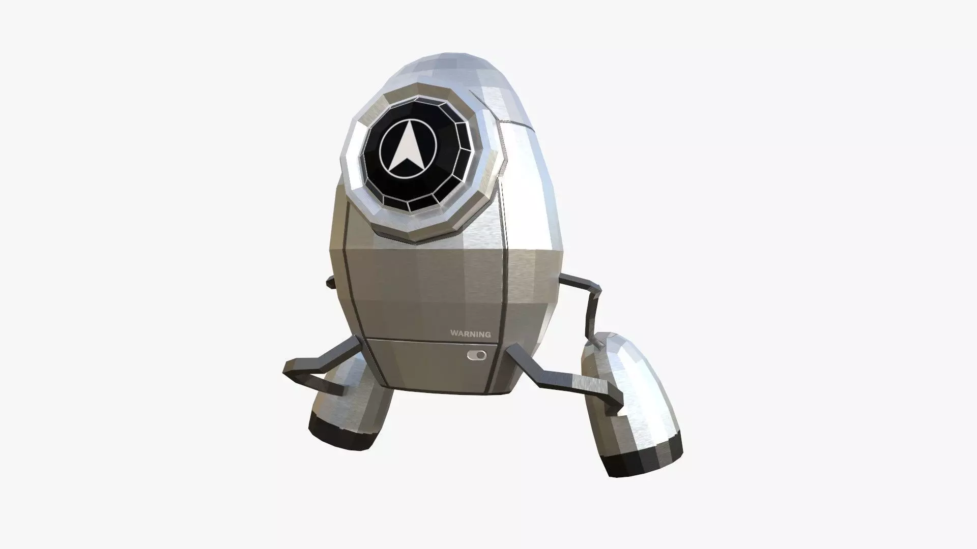 Jetpack Low Poly I05 - SciFi Character Design Low-poly 3D model