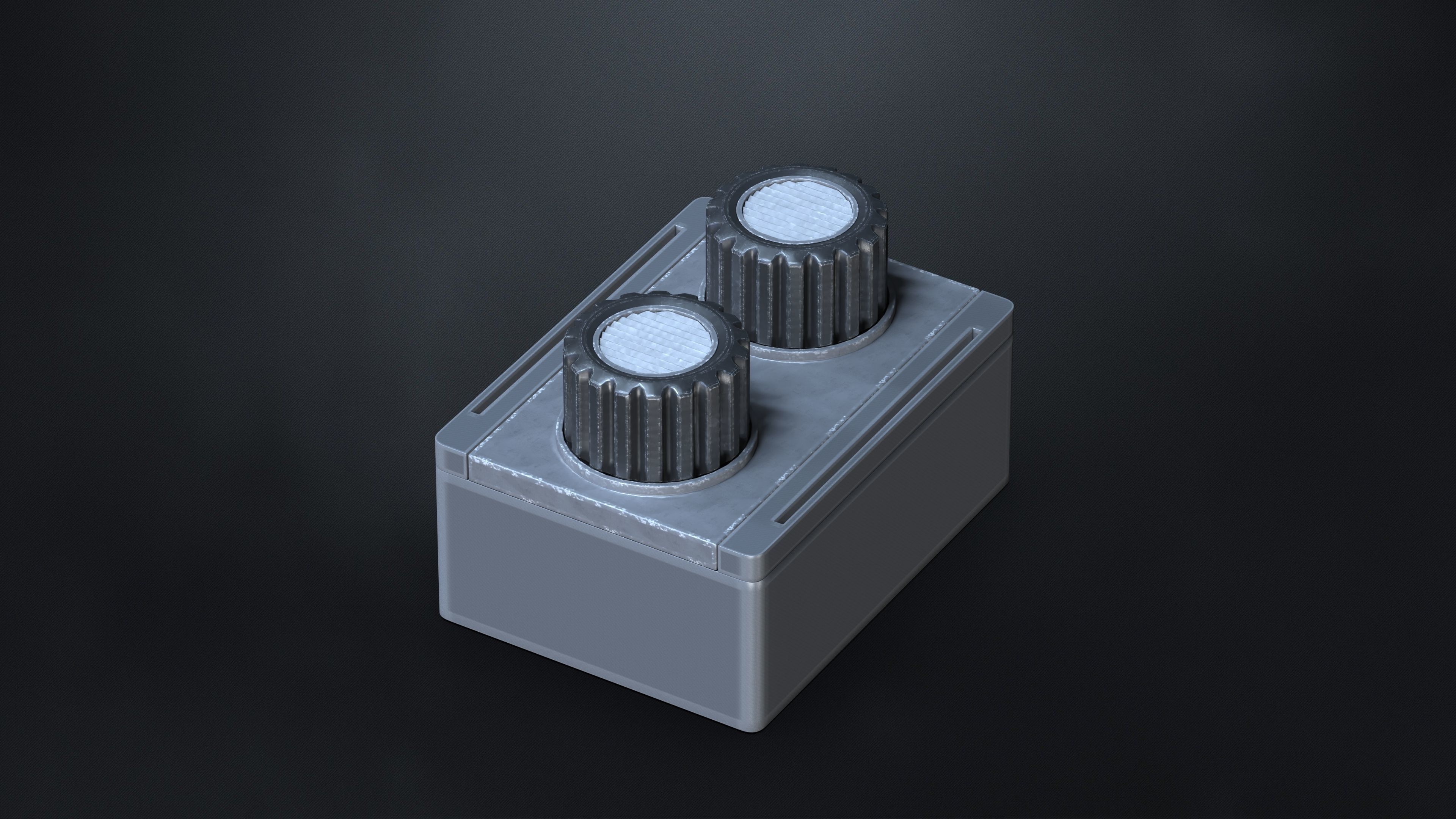 15 Hard Surface SUBD Scifi Vents And Hvac 3D model_7