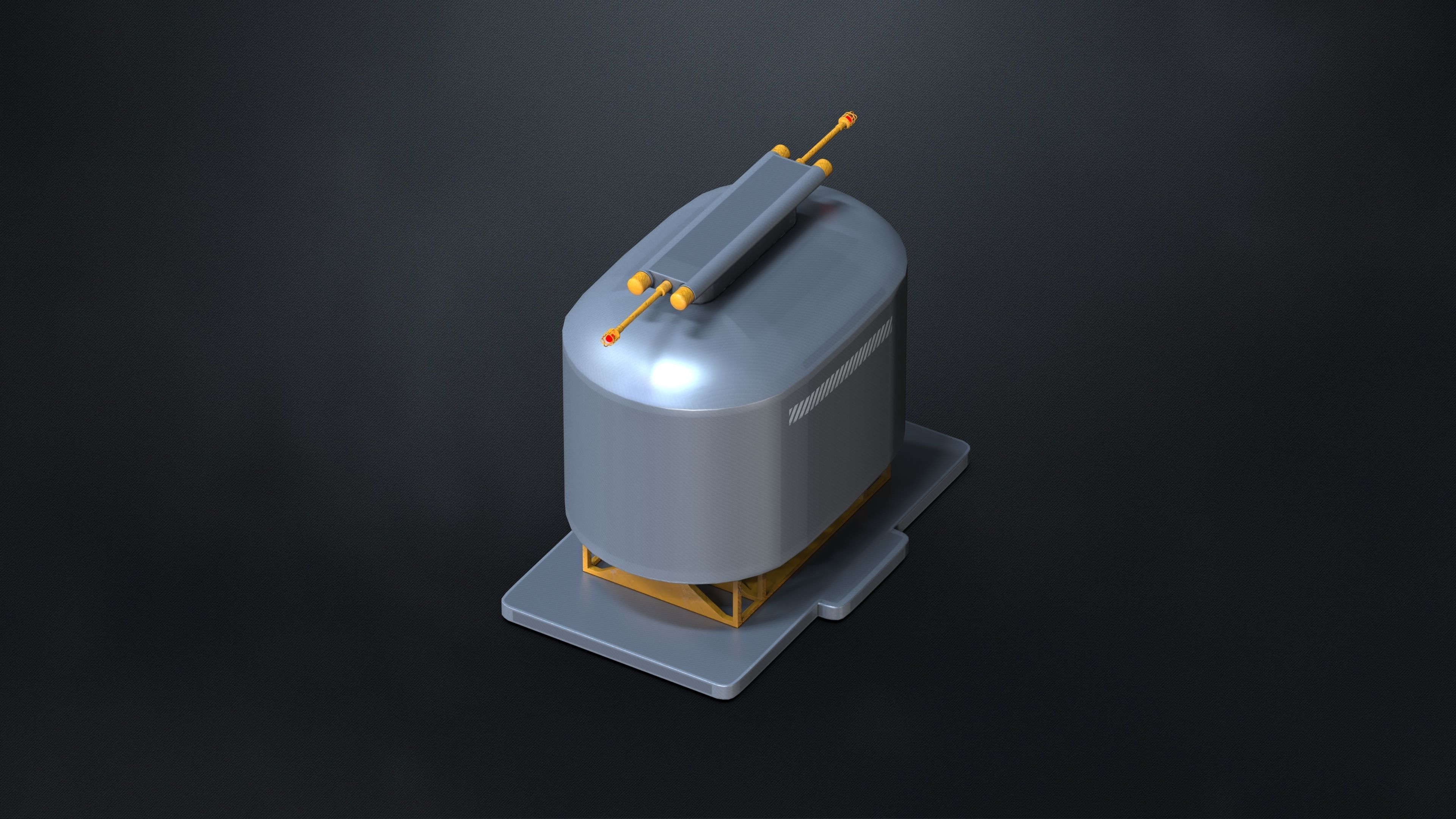 15 Hard Surface SUBD Scifi Vents And Hvac 3D model_11