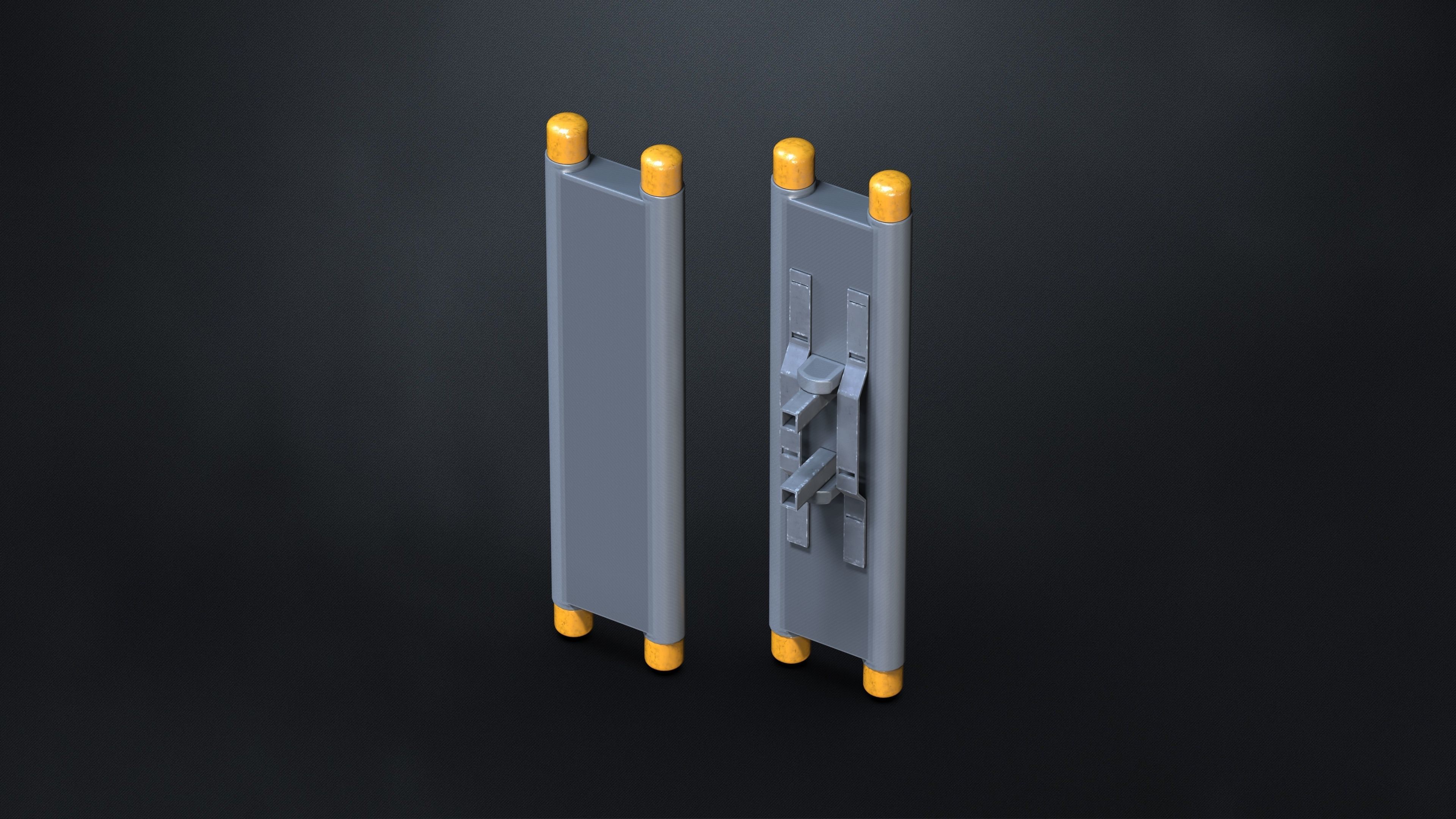 15 Hard Surface SUBD Scifi Vents And Hvac 3D model_6