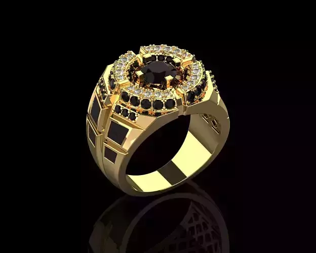 Men Diamonds Luxury Ring N212