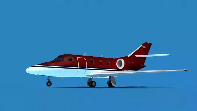 Dassault Falcon 10 V14 3D model