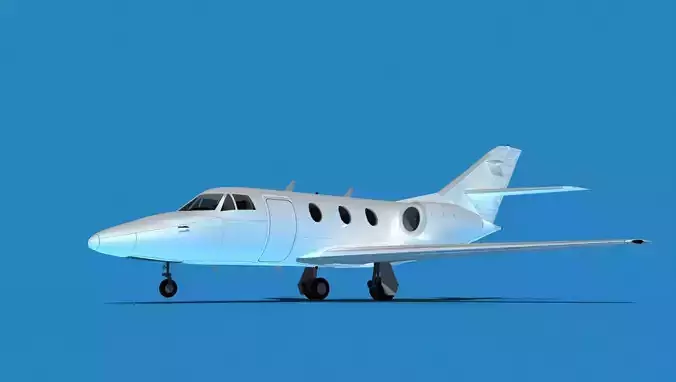 Dassault Falcon 10 V16 3D model