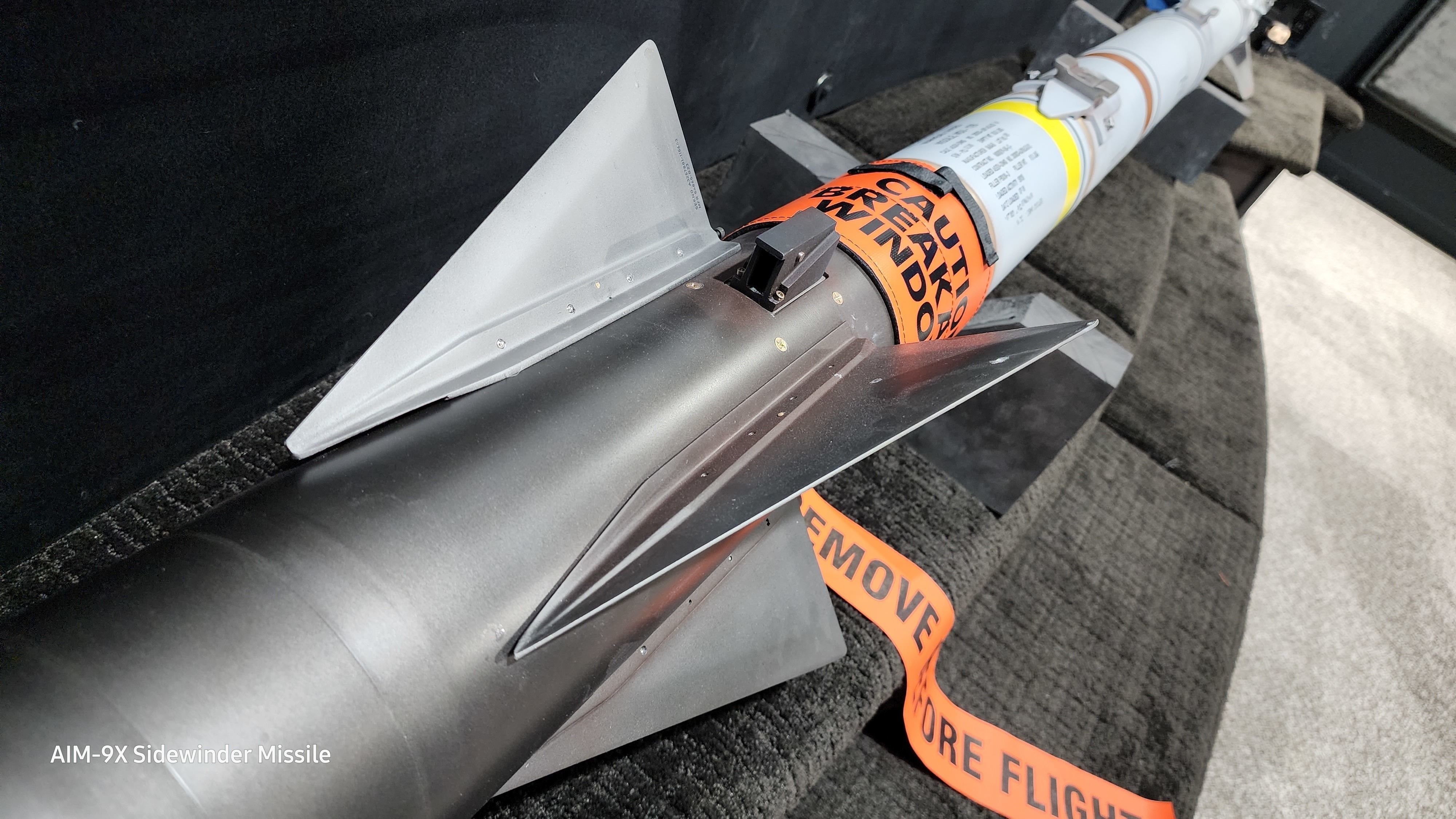 AIM-9X Sidewinder Simplified-Extreme Detail - 3D Print Ready 3D print model_30