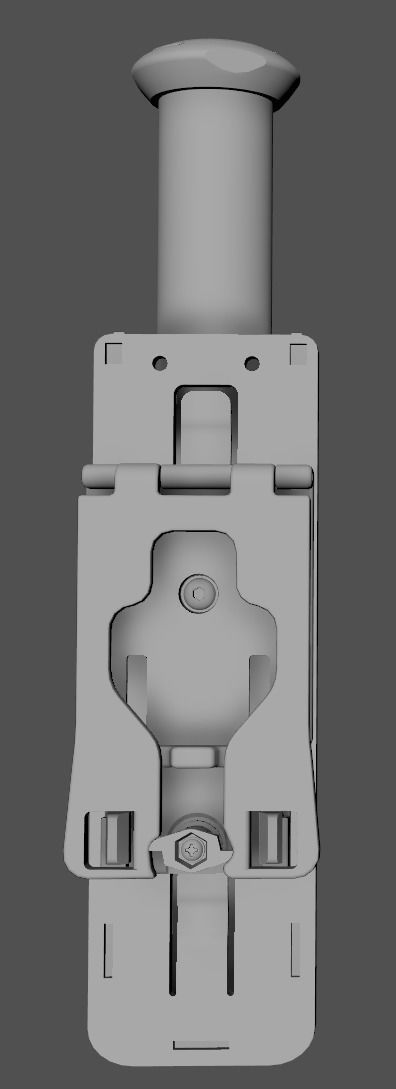 Vega Holsters - Batton Holder Low-poly 3D model_16