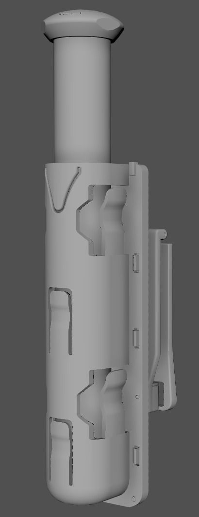 Vega Holsters - Batton Holder Low-poly 3D model_14