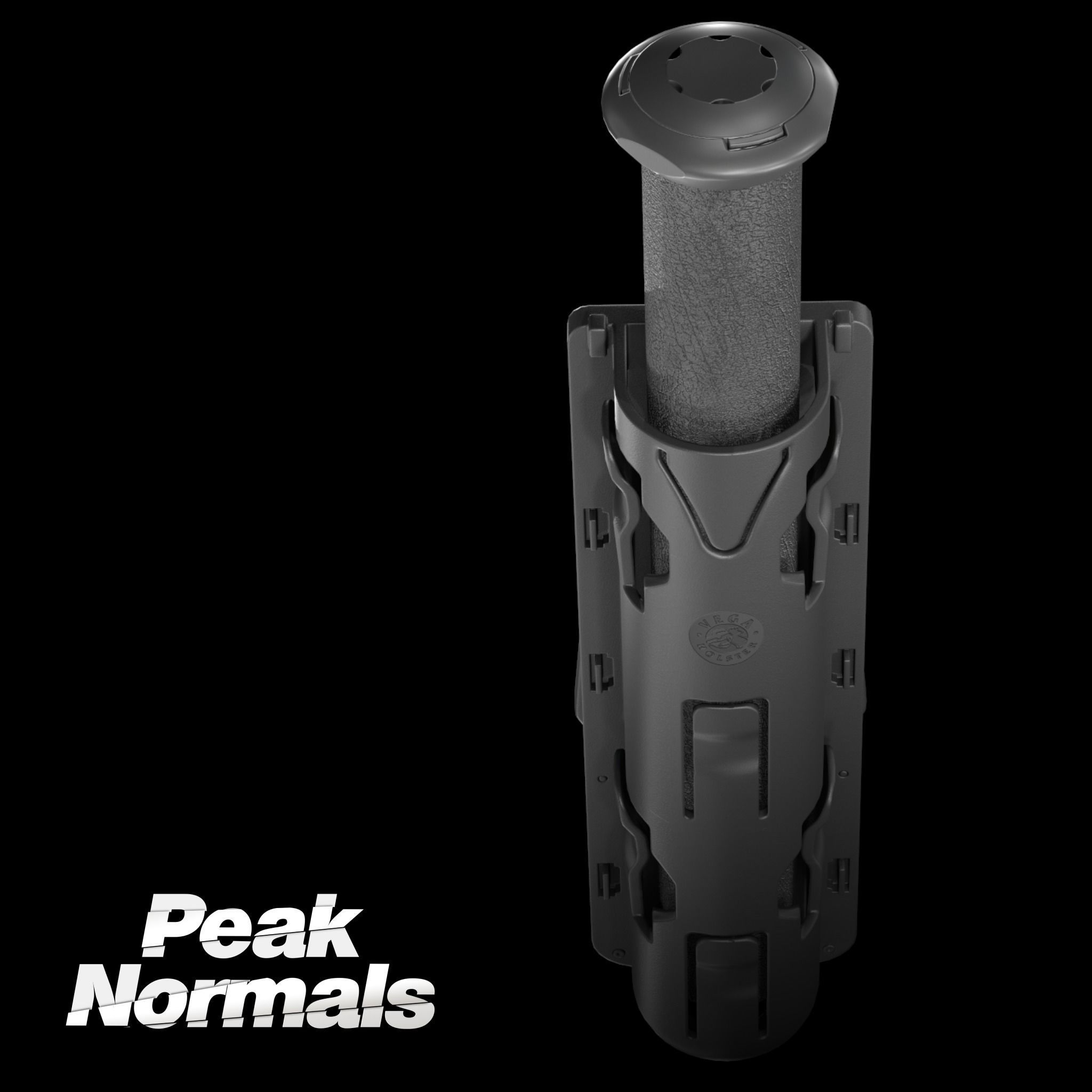 Vega Holsters - Batton Holder Low-poly 3D model_7