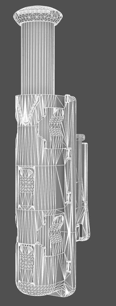 Vega Holsters - Batton Holder Low-poly 3D model_20