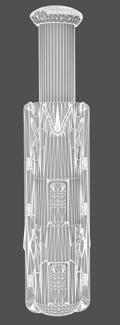 Vega Holsters - Batton Holder Low-poly 3D model_19