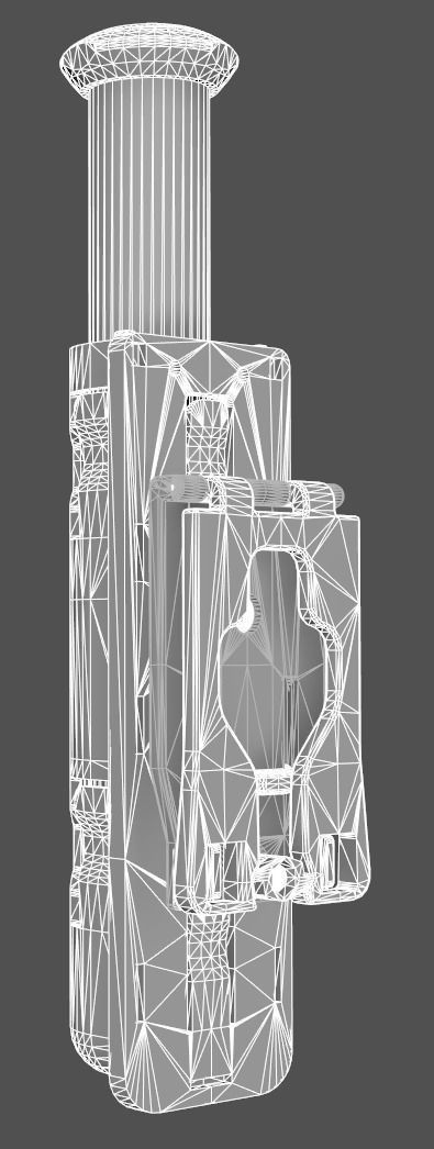 Vega Holsters - Batton Holder Low-poly 3D model_21