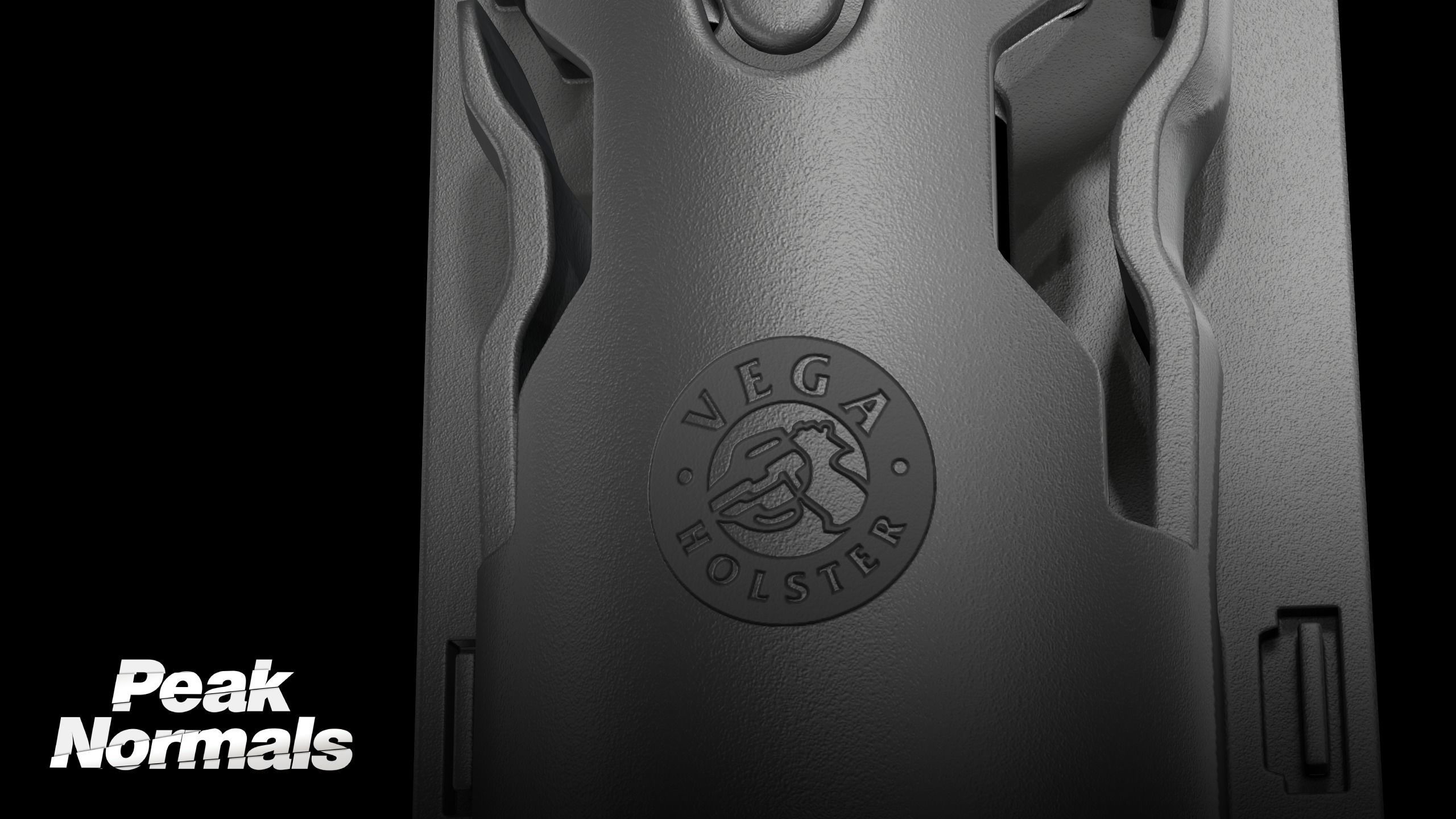 Vega Holsters - Batton Holder Low-poly 3D model_2