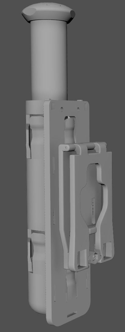 Vega Holsters - Batton Holder Low-poly 3D model_15