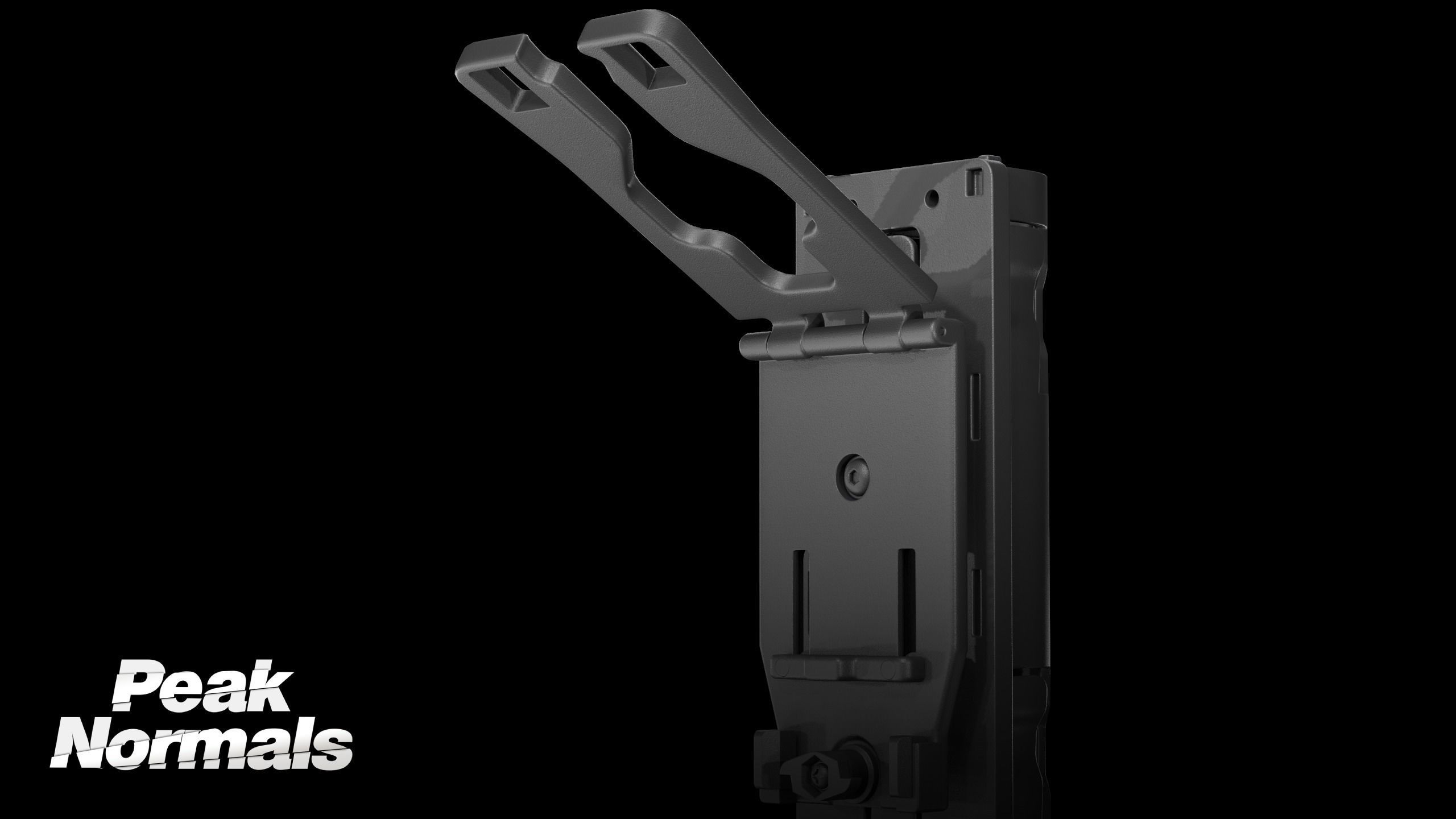 Vega Holsters - Batton Holder Low-poly 3D model_3