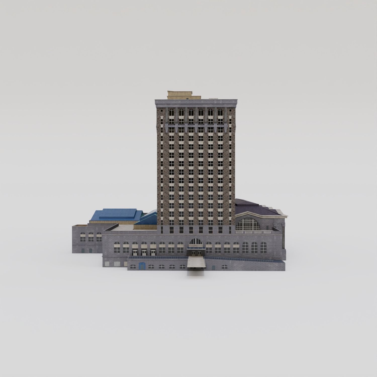 Michigan Central Train Station 3D model_6