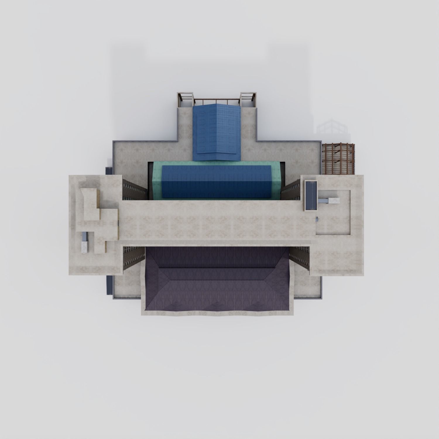 Michigan Central Train Station 3D model_5