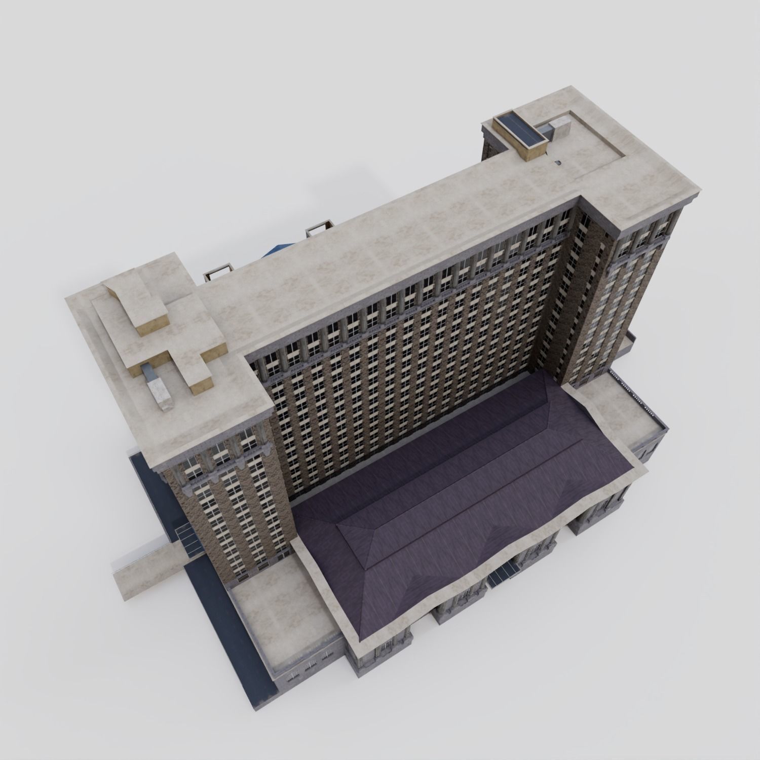Michigan Central Train Station 3D model_9