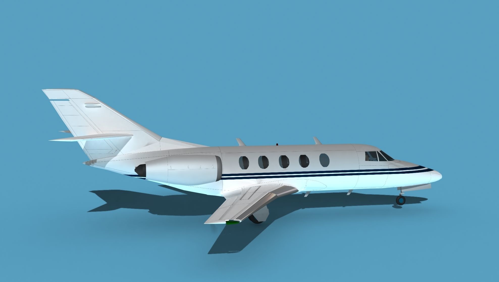 Dassault Falcon 20 V05 3D model_4