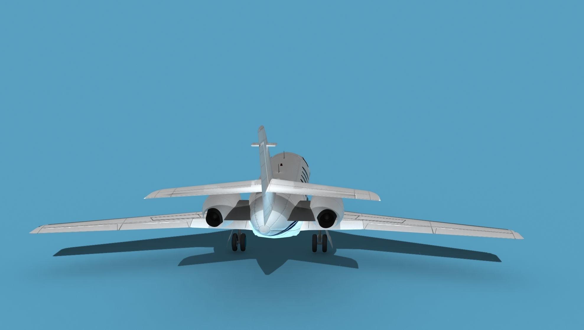 Dassault Falcon 20 V05 3D model_6