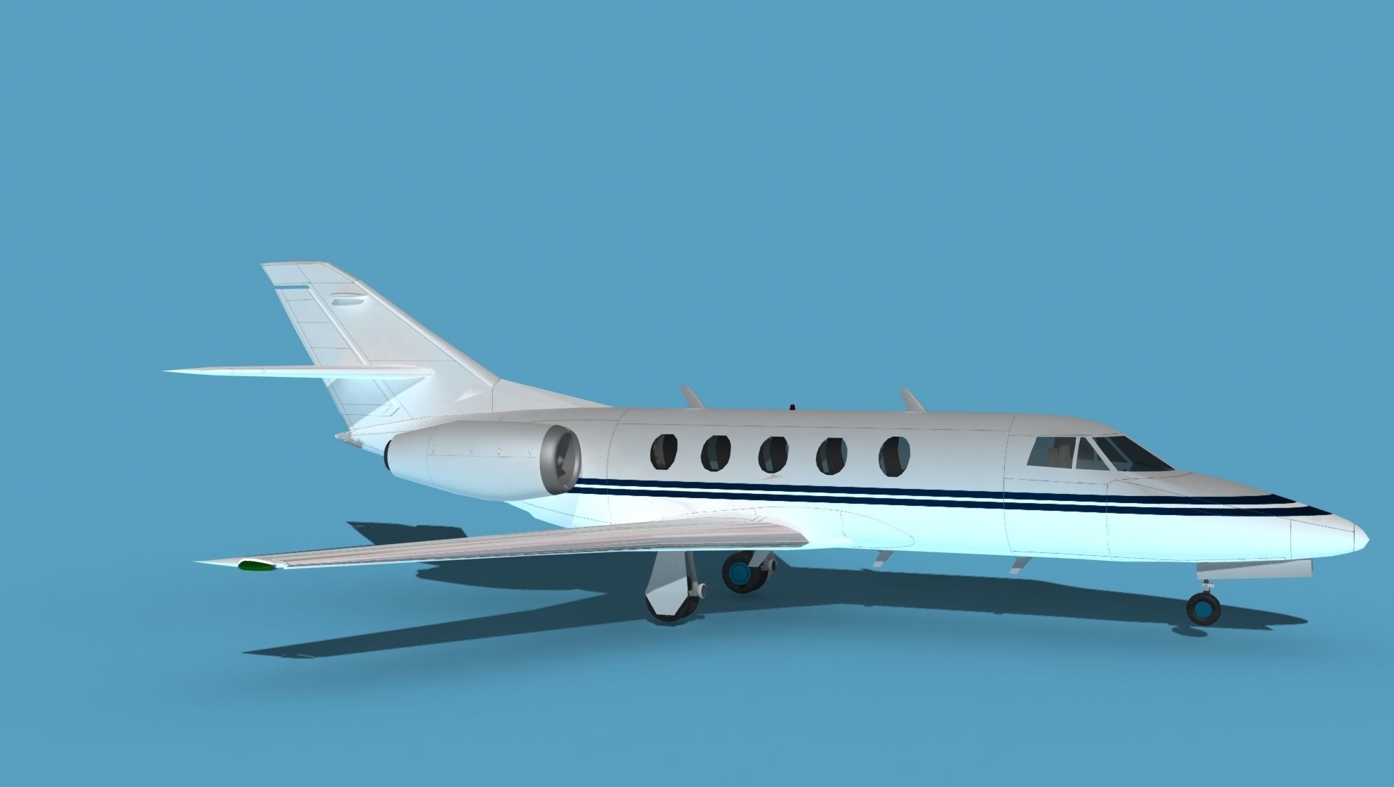 Dassault Falcon 20 V05 3D model_3